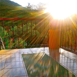 sunrise morning yoga mat costa rica