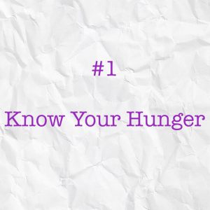 know your hunger