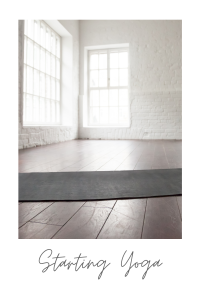 Starting Yoga at Home